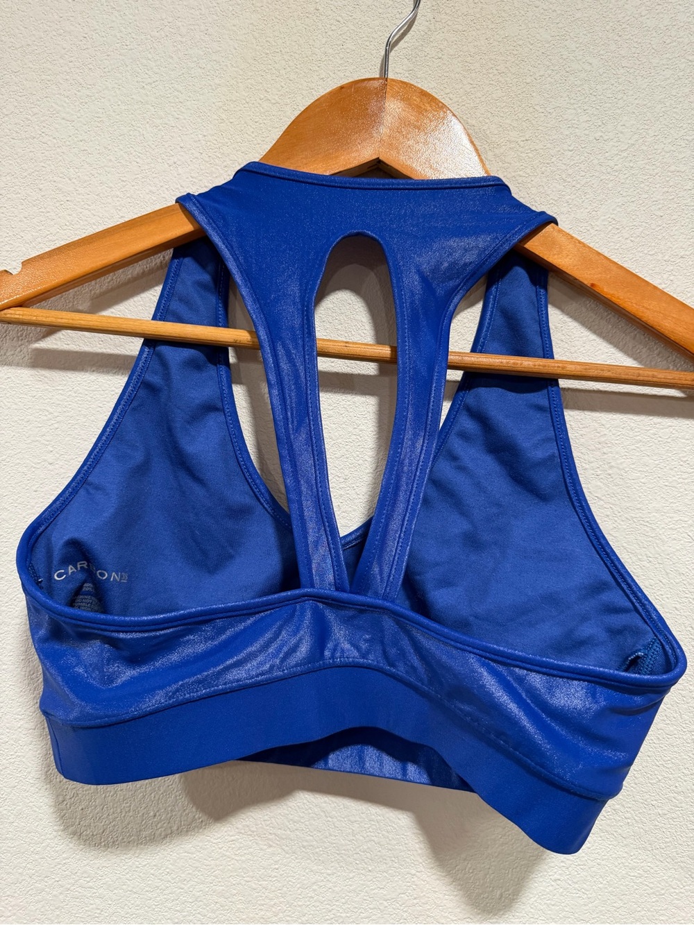 Carbon38 Electric Blue Sports Bra Top - Picture 2 of 6